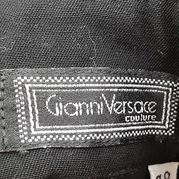 ジャンニヴェルサーチ GIANNIVERSACE ノースリーブカットソー サイズ38 S - 黒 レディース ハイネック トップス_画像3