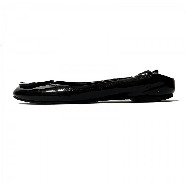 トリーバーチ TORY BURCH フラットシューズ - エナメル（レザー） 黒 レディース 靴