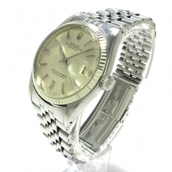 ROLEX(ロレックス) 腕時計 デイトジャスト 1601 メンズ SS×K18WG/プラ風防/20コマ シルバーの画像2