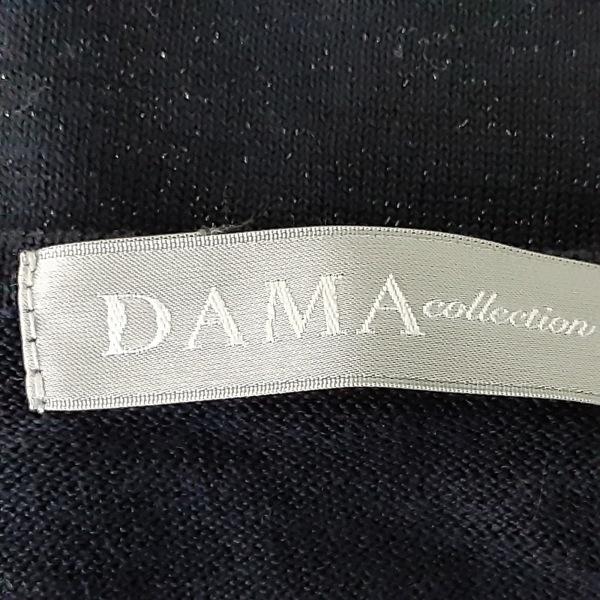 ダーマコレクション DAMAcollection 七分袖セーター/ニット サイズM - 黒 レディース Vネック/ラメ トップス_画像3
