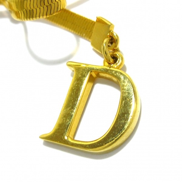 ディオール/クリスチャンディオール DIOR/ChristianDior ネックレス - 金属素材 ゴールド リボン アクセサリー（首）の画像7