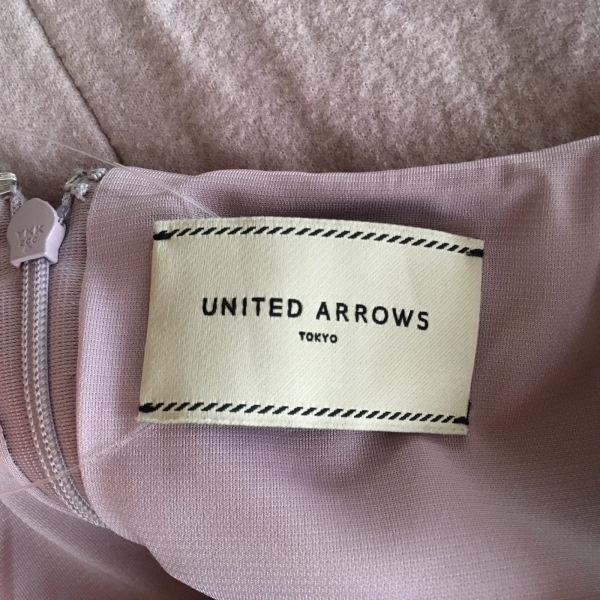 ユナイテッドアローズ UNITED ARROWS サイズ38 M - ライトパープル レディース クルーネック/長袖/ロング ワンピース_画像3