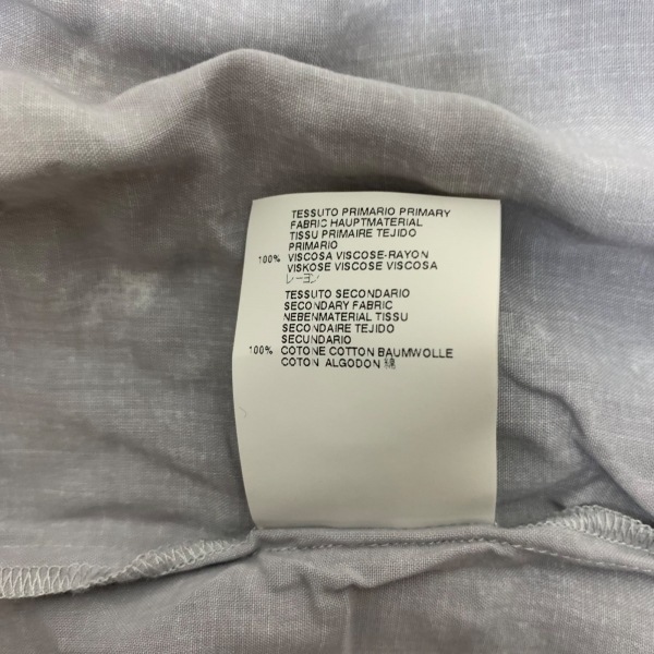 エムエムシックス MM6 ノースリーブTシャツ サイズS - 白×グレー レディース トップスの画像4