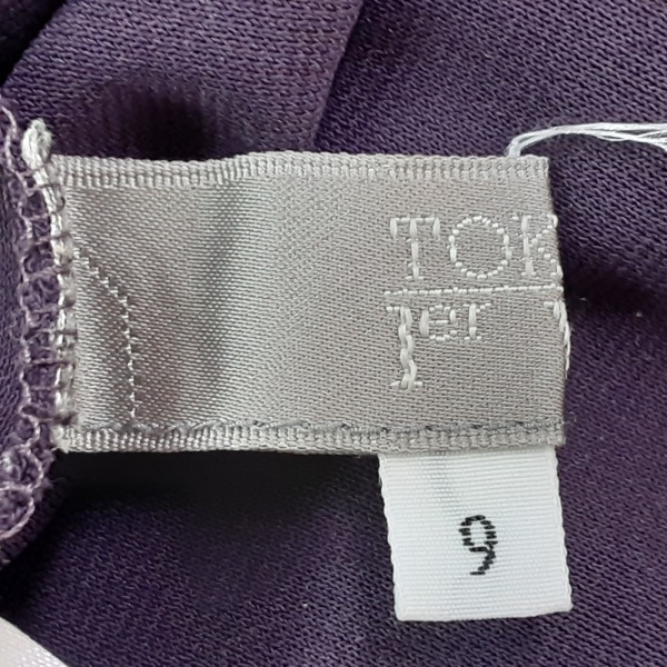 トクコ・プルミエヴォル TOKUKO 1er VOL ロングスカート サイズ9 M - パープル レディース 美品 ボトムス_画像3