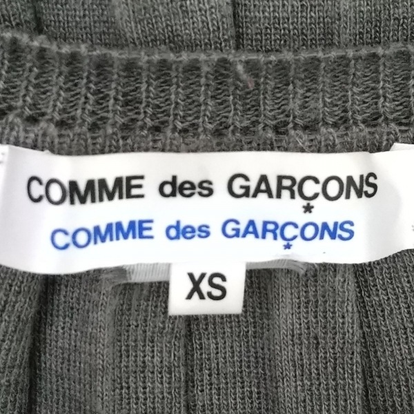 コムデギャルソン コムデギャルソン COMMEdesGARCONS COMMEdesGARCONS カーディガン サイズXS - グレー レディース 長袖/ニット/プリーツ_画像3