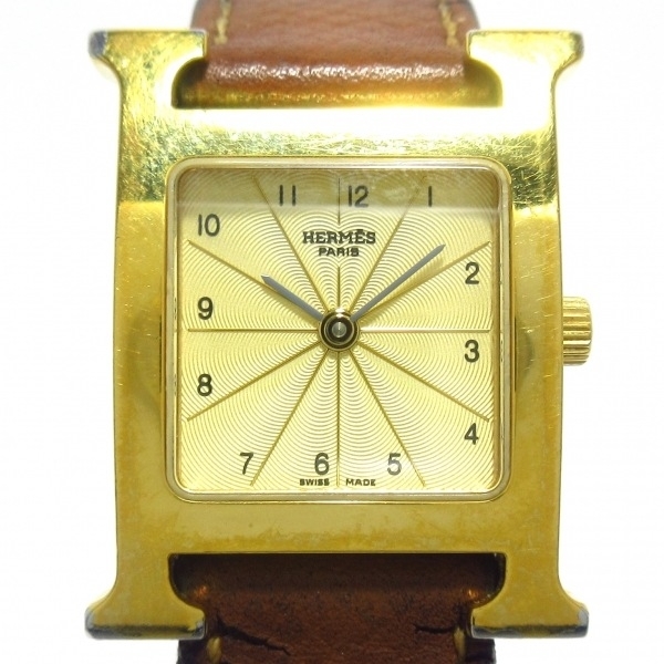 HERMES(エルメス) 腕時計 HH1.201 レディース □H ゴールド