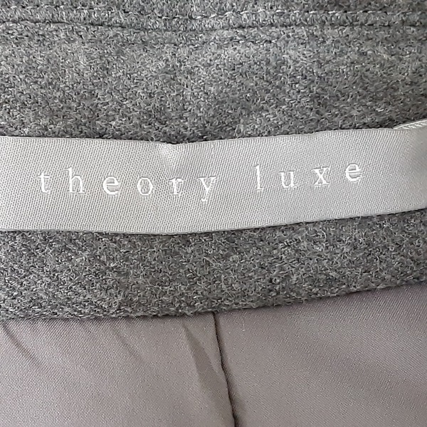 セオリーリュクス theory luxe ダウンコート サイズ038 M - グレー レディース 長袖/冬 美品 コート_画像3