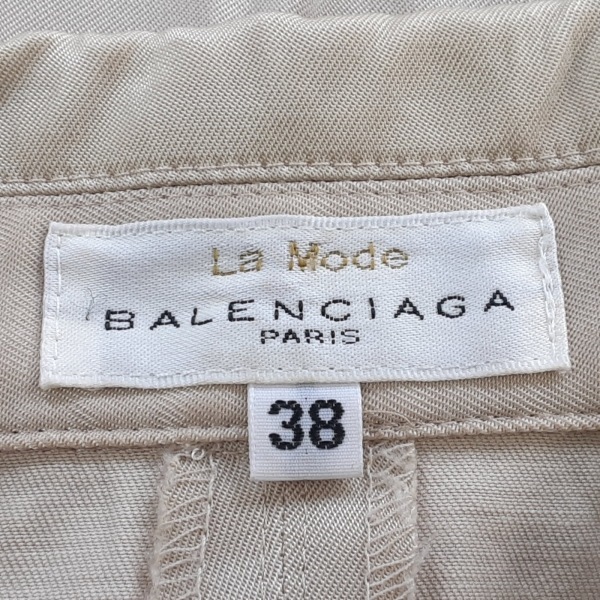 バレンシアガ BALENCIAGA サイズ38 M - ベージュ レディース La mode/春/秋/七分袖 美品 ジャケット_画像3
