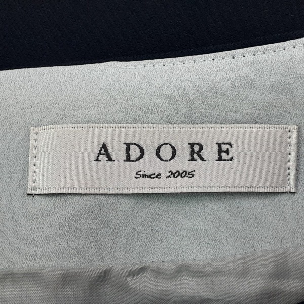 アドーア ADORE ロングスカート サイズ38 M - ダークネイビー レディース 美品 ボトムスの画像3