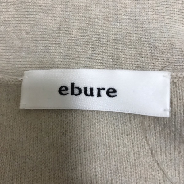 エブール ebure カーディガン - グレーベージュ レディース 長袖 トップス_画像3