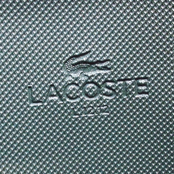 ラコステ Lacoste ショルダーバッグ - PVC(塩化ビニール)×レザー ダークグリーン バッグ_画像8