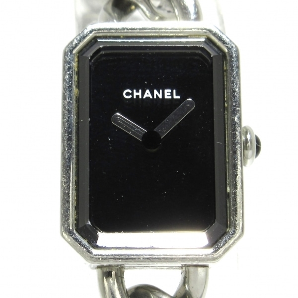 CHANEL(シャネル) 腕時計 プルミエール H3248 レディース SS 黒の画像1