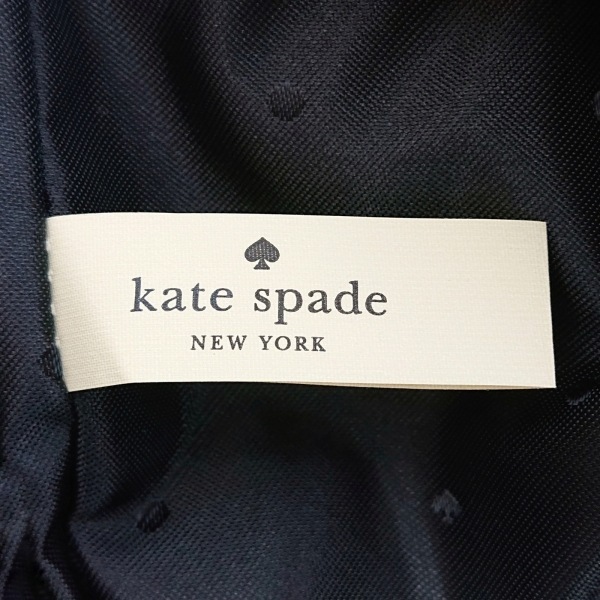 ケイトスペード Kate spade ショルダーバッグ - コットン×レザー レッド×黒×マルチ ボーダー バッグ_画像8