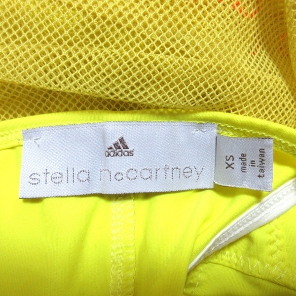 アディダスバイステラマッカートニー ADIDAS BY STELLA McCARTNEY タンクトップ サイズXS - イエロー レディース メッシュ トップスの画像3