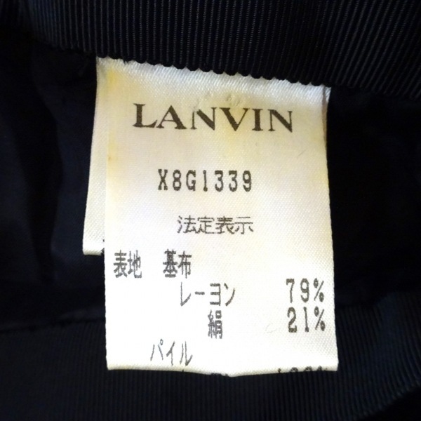 ランバン LANVIN スカート サイズ38 M - 黒 レディース ひざ丈/ベロア/シルク ボトムス_画像4
