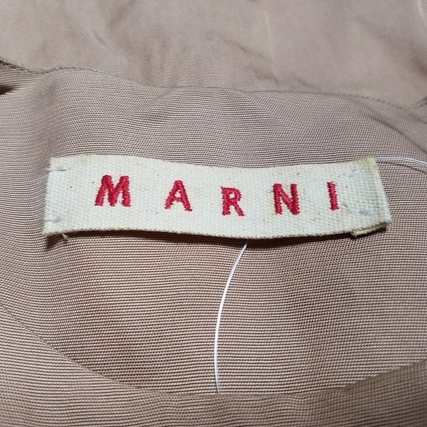 マルニ MARNI サイズ38 S - ピンクベージュ レディース 長袖/肩パッド/春/秋 コートの画像3