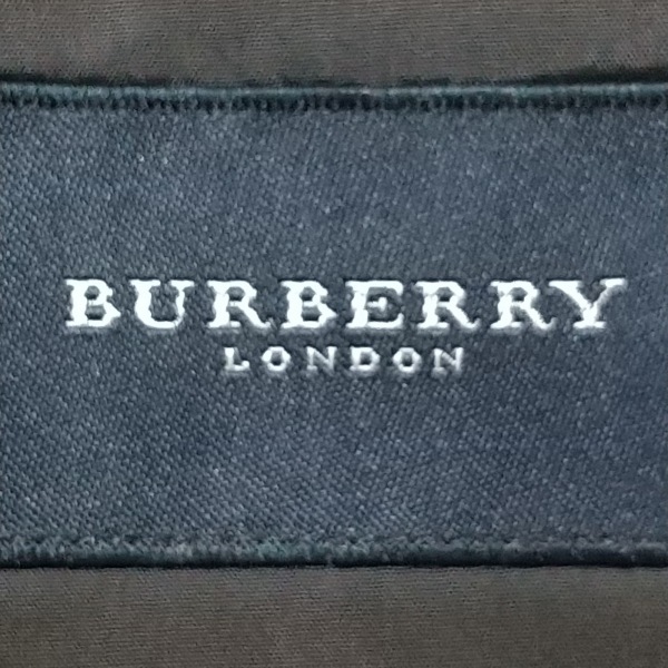 バーバリーロンドン Burberry LONDON シングルスーツ - ダークグレー×グレー メンズ ストライプ/ネーム刺繍 メンズスーツの画像3