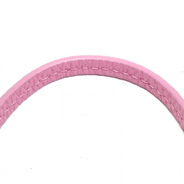ラコステ Lacoste ショルダーバッグ - レザー ピンク ミニバッグ バッグの画像6