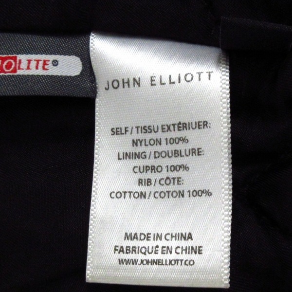 ジョンエリオット John Elliott + Co ブルゾン サイズ2 M - 黒 メンズ ジップアップ/春・秋物/MA-1 ジャケット_画像4