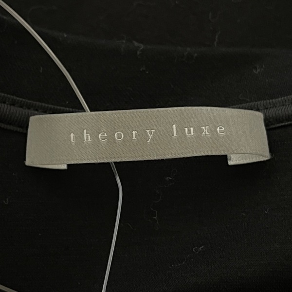 セオリーリュクス theory luxe 半袖カットソー サイズ38 M - 黒 レディース クルーネック トップスの画像3