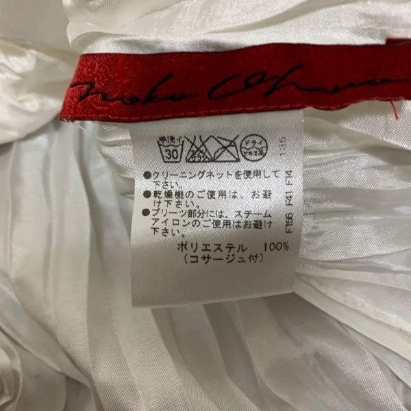 ノコオーノ NOKO OHNO カーディガン サイズ40 M - 白 レディース プリーツ/フリル トップス_画像4
