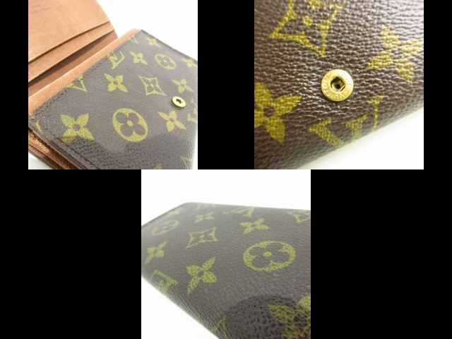 ルイヴィトン LOUIS VUITTON 2つ折り財布 M61730 ポルト モネ・ビエ トレゾール RA0949 財布 モノグラム_画像10