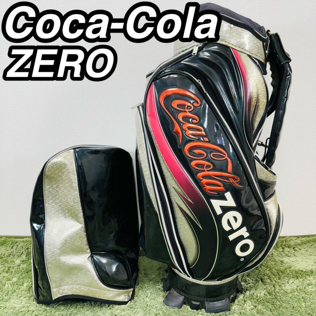 コカコーラゼロ　キャディバッグ 限定品 ゴルフバッグ メンズ エナメル カート Coca-Cola ZERO_画像1