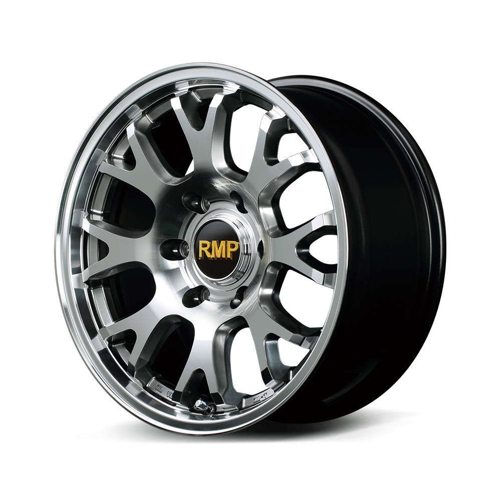 【MID/マルカサービス】 RMP 028F 18x7.0J +48 114 5H ハイパーメタルコート＋ミラーカット アルミホイール 4本セット_画像3