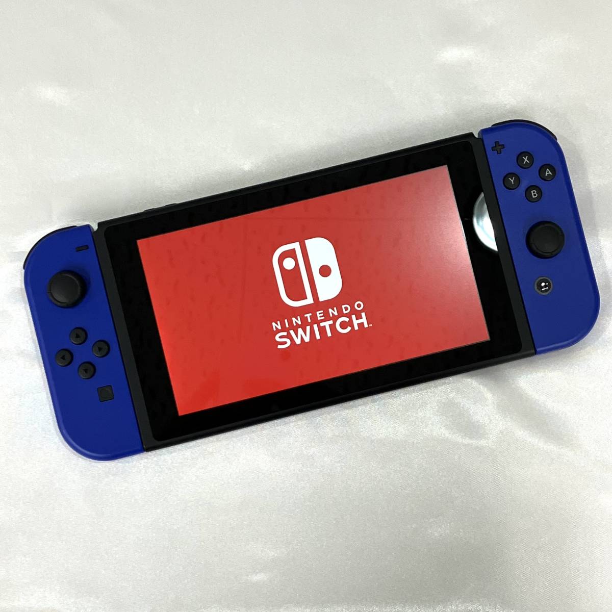 【中古】バッテリー強化版 Nintendo Switch マイニンテンドーストア版 Joy-Con(L)/(R) ブルー HAD-S-KAYAA ニンテンドースイッチ 2019年_画像1