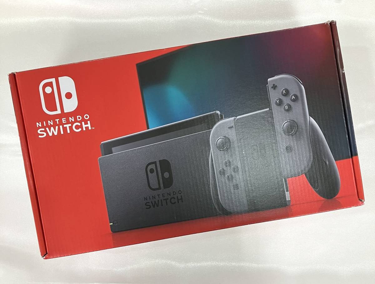 中古 超美品】任天堂 バッテリー強化版 Nintendo Switch グレー HAD-S 