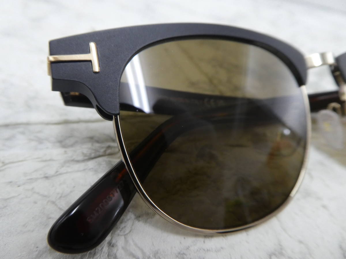 ☆ TOM FORD トムフォード サングラス Laurent-02 TF623 02J 51□20 150 3 ブラウン 中古品 1円スタート ☆_画像3