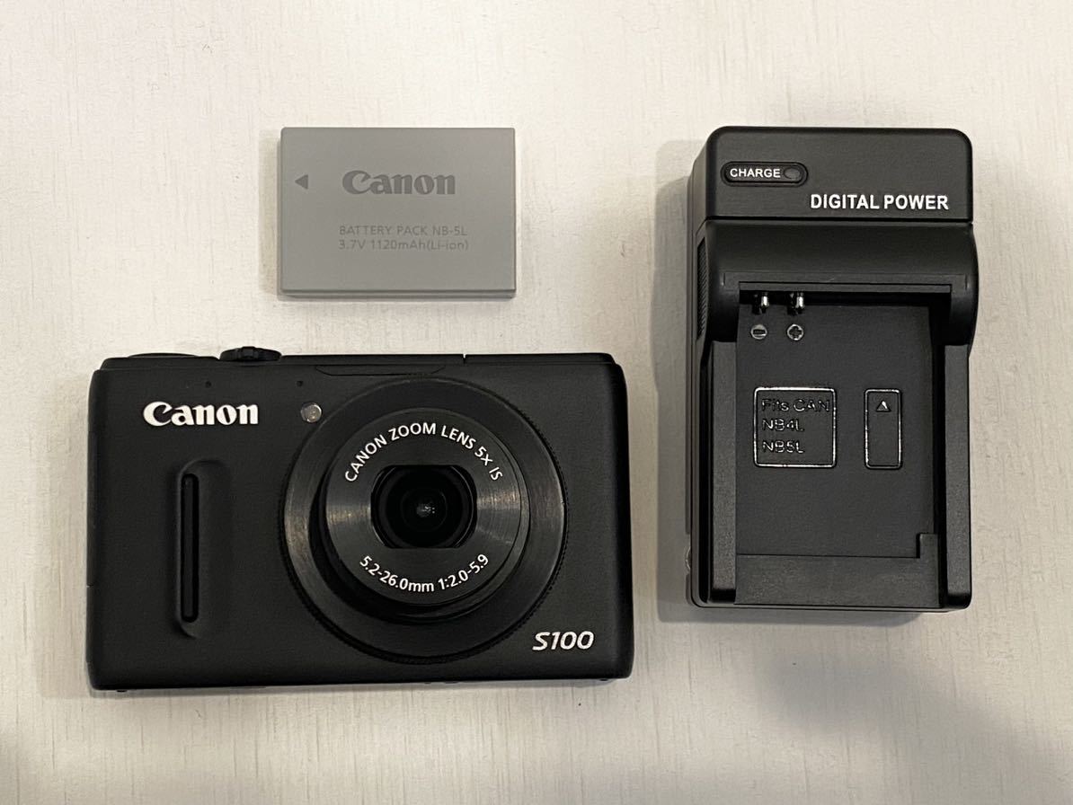 美品！Canon コンパクトデジタルカメラ PowerShot S100_画像1