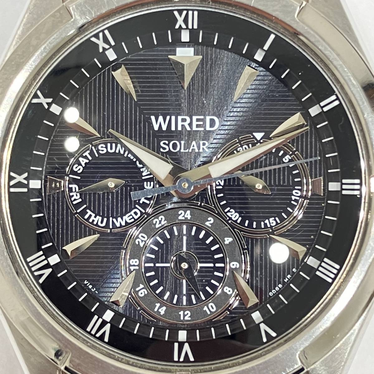 【SEIKO WIRED/セイコー ワイアード】V14J-0BV1 SOLAR/ソーラー メンズ 腕時計★43498_画像10