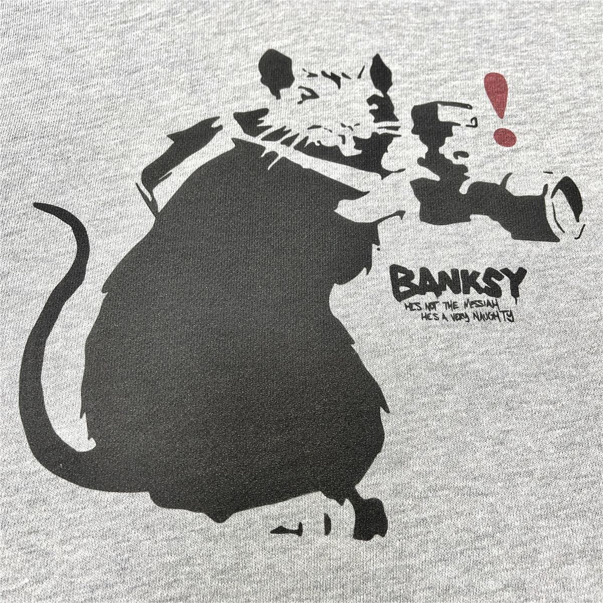 新品 BANKSY バンクシー ネズミ マウス ! ！カメラマン ビックリ ドッキリ ストリートグラフィティ アート パーカー ユニセックス Lサイズ