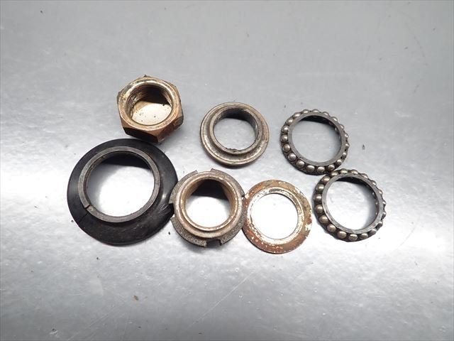 β240209-6 Honda Magna 50 MAGNA AC13 (H7 year ) original stem nut set for exchange .! bearing is extra!