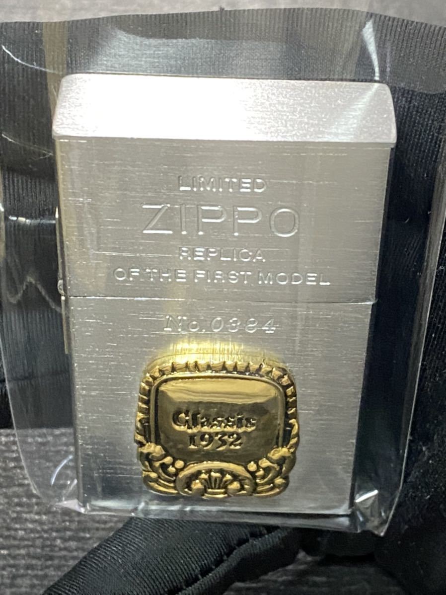zippo 1932レプリカ セカンドリリース ゴールドメタル 限定品 ヴィンテージ 1932 REPLICA SECOND RELEASE  シリアルナンバー NO.0384