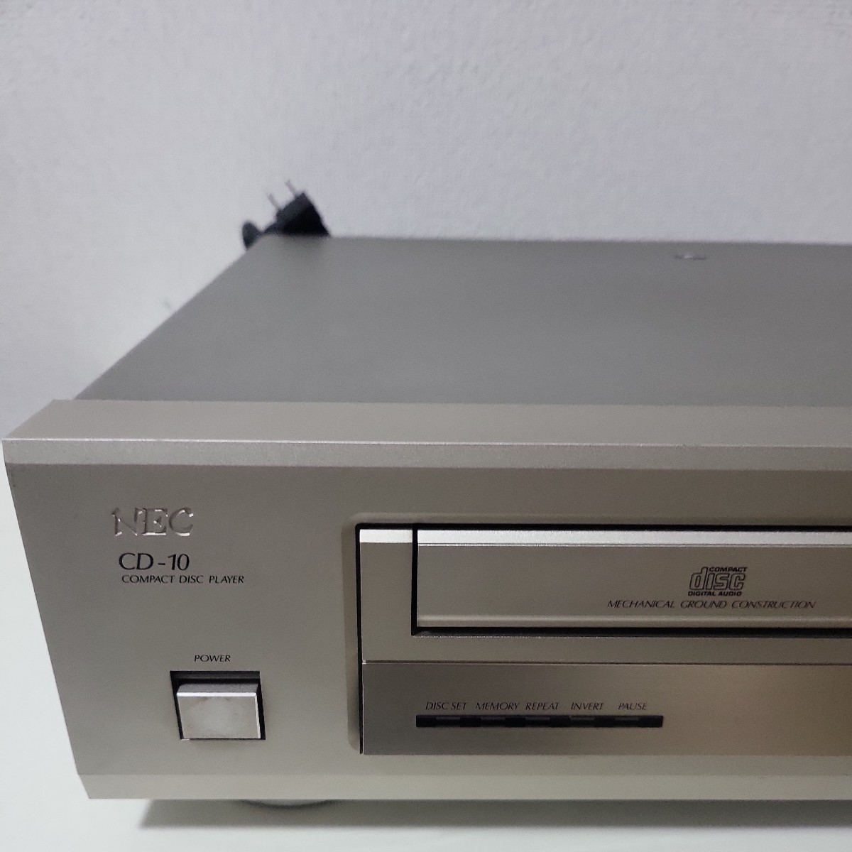 【ジャンク】NEC CDプレーヤー CD-10の画像2