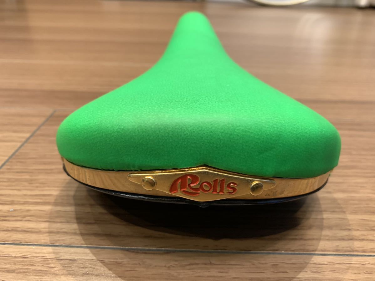 selle sanmarco セラ サンマルコ rolls ロールス green グリーン 緑 黄緑 saddle サドル_画像3