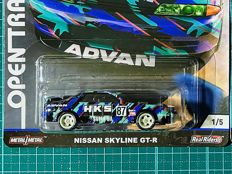 ホットウィール NISSAN SKYLINE GT-R｜'96 NISSAN 180 SX TYPE X スカイライン ニッサン ADVAN HKS ストリート チューナーズ_画像2