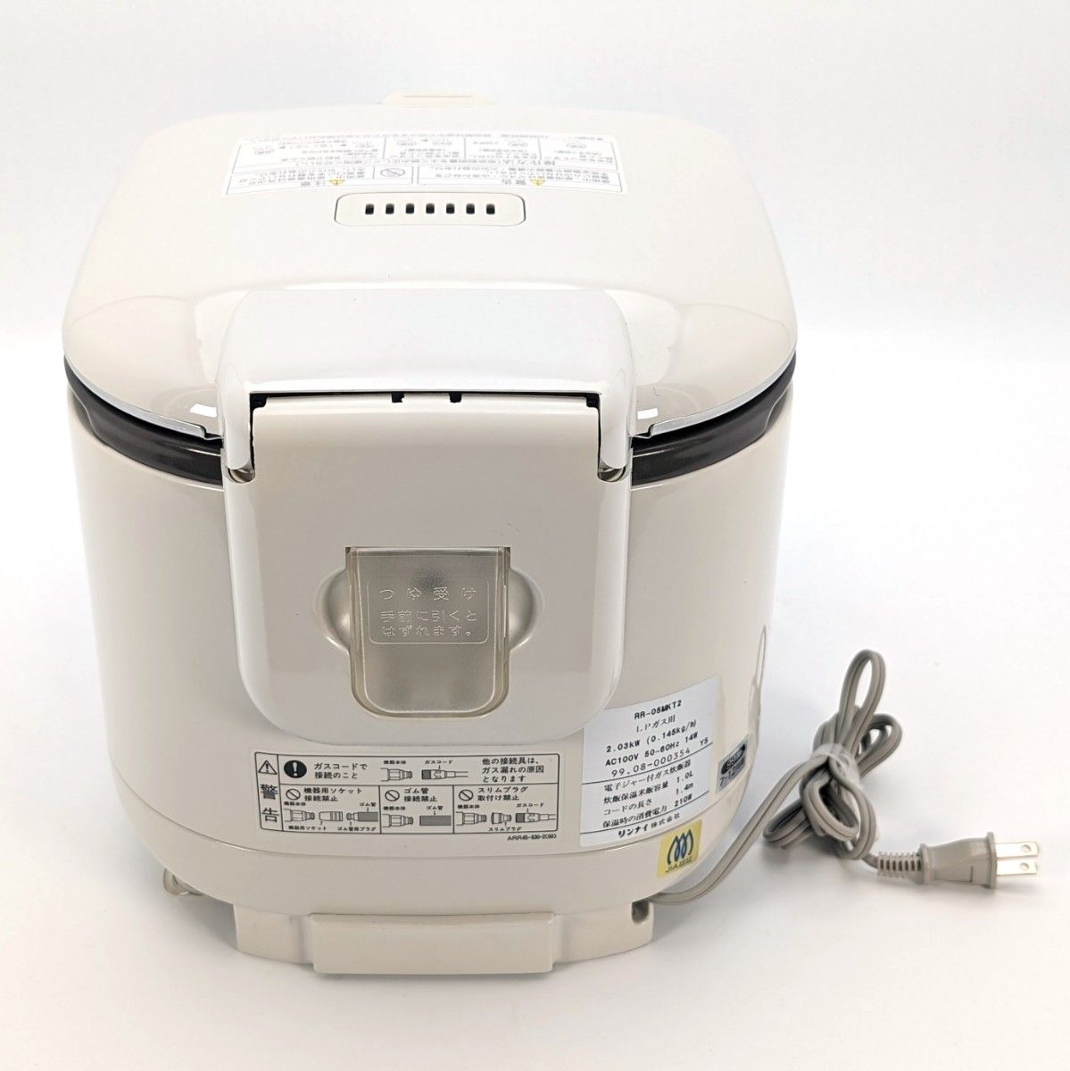 リンナイ Rinnai 電子ジャー付ガス炊飯器 αかまど炊き 5 6合 RR リンナイ Rinnai 電子ジャー付ガス炊飯器 αかまど炊き 5 6合 RR