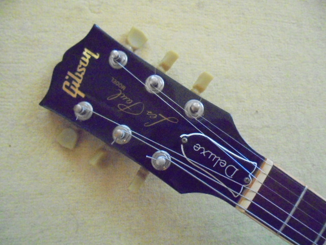 値下断行 激レア 1991年製 Gibson Les Paul Deluxe “Hall of Fame” Limited Edition 美品_Head Stock