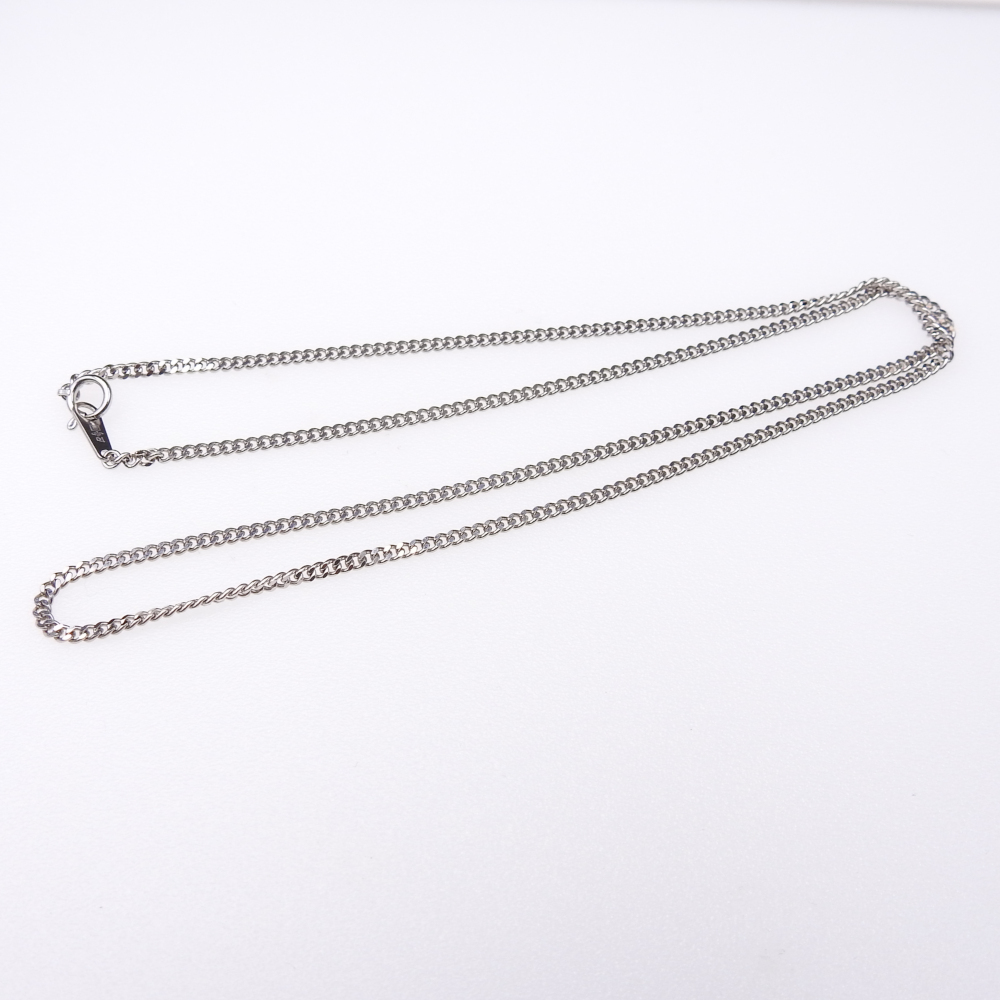 【美品】Pt850 プラチナ 喜平ネックレス キヘイ 幅2.2mm 50cm 10.2g　日本製 検定印 引き輪 チェーン レディース　メンズ_画像3