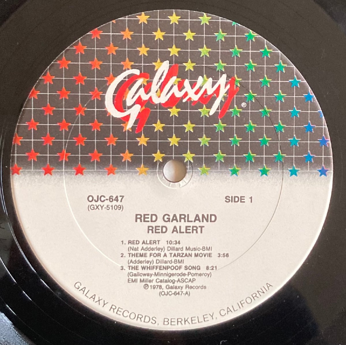 LPA22900 レッド・ガーランド RED GARLAND / RED ALERT 輸入盤LP 盤良好 USA_画像3