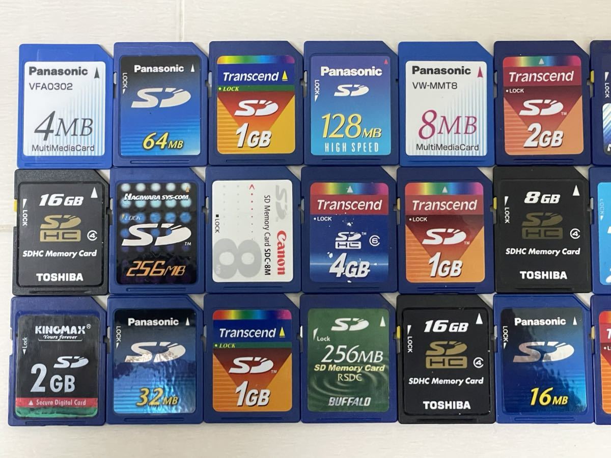 ジャンク扱い　SDカード　SDHCカード　30枚　メーカー色々　容量色々　まとめ　大量_画像2