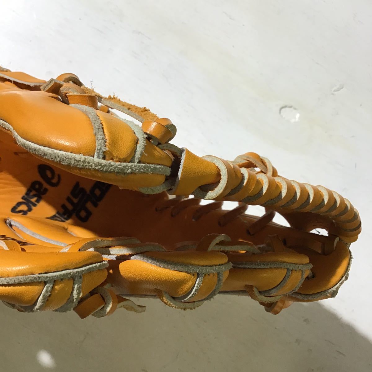 58 中古品 asics アシックス ゴールドステージ グローブ 外野手用 スピードテック BGR6FV (80)_画像5