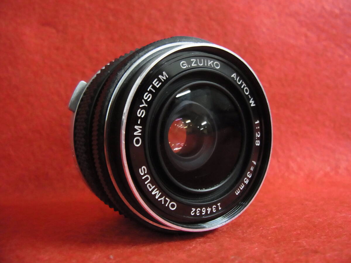 K19/カメラレンズ OLYMPUS OM-SYSTEM G.ZUIKO AUTO-W 1:2.8 f=35mm オリンパス 他多数出品中_画像1