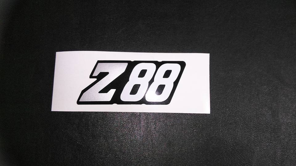 新品 4Lモンキー Z75 Z110 Z124 Z85 Z88 サイドカバー用ステッカー 排気量指定OK 送料無料の画像7