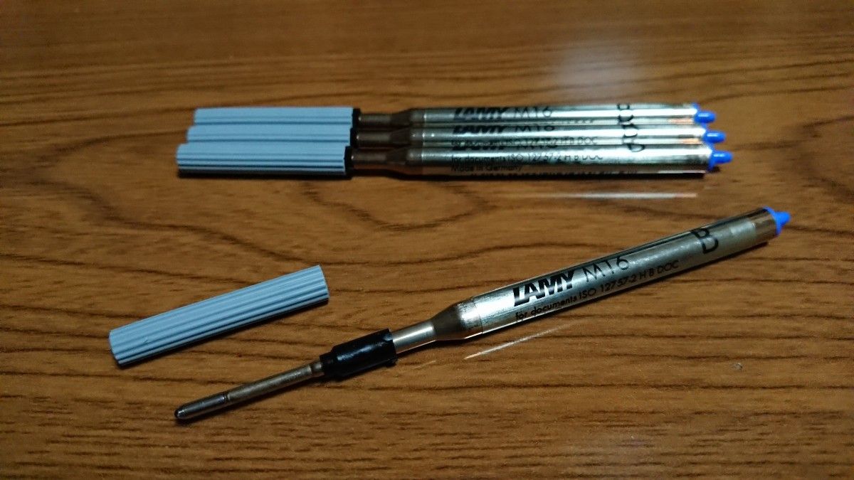 LAMY ラミー LM16BL/B 油性ボールペン 替芯 ブルー 4本セット