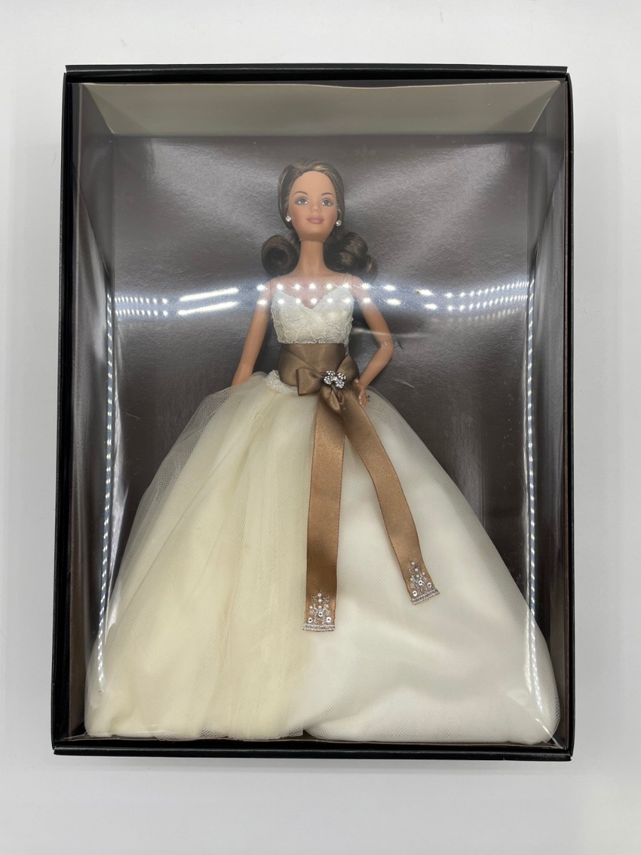 ⑨【★希少】Monique Lhuillier Bride Gold Label Barbie バービー の画像2