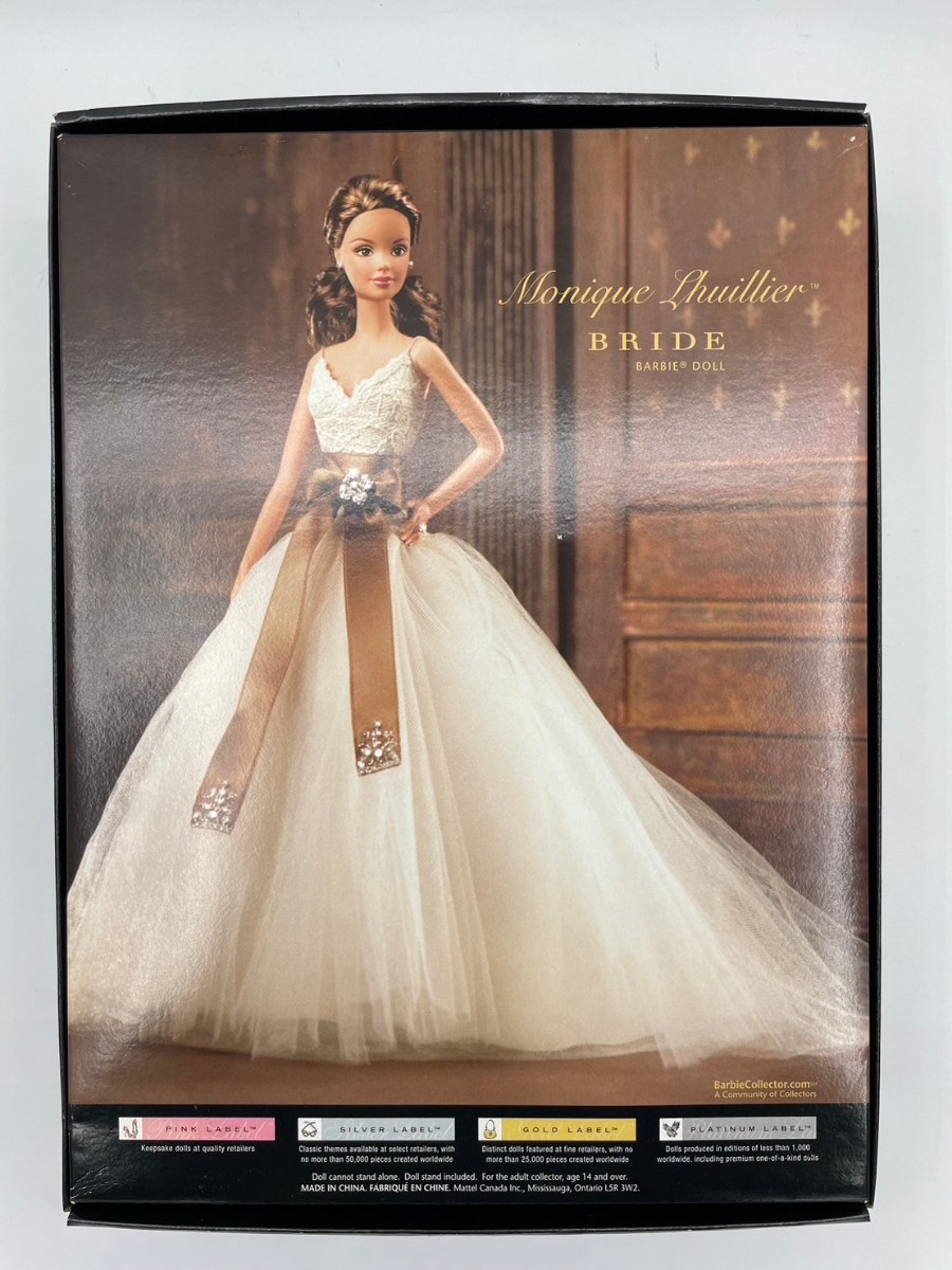 ⑨【★希少】Monique Lhuillier Bride Gold Label Barbie バービー の画像7